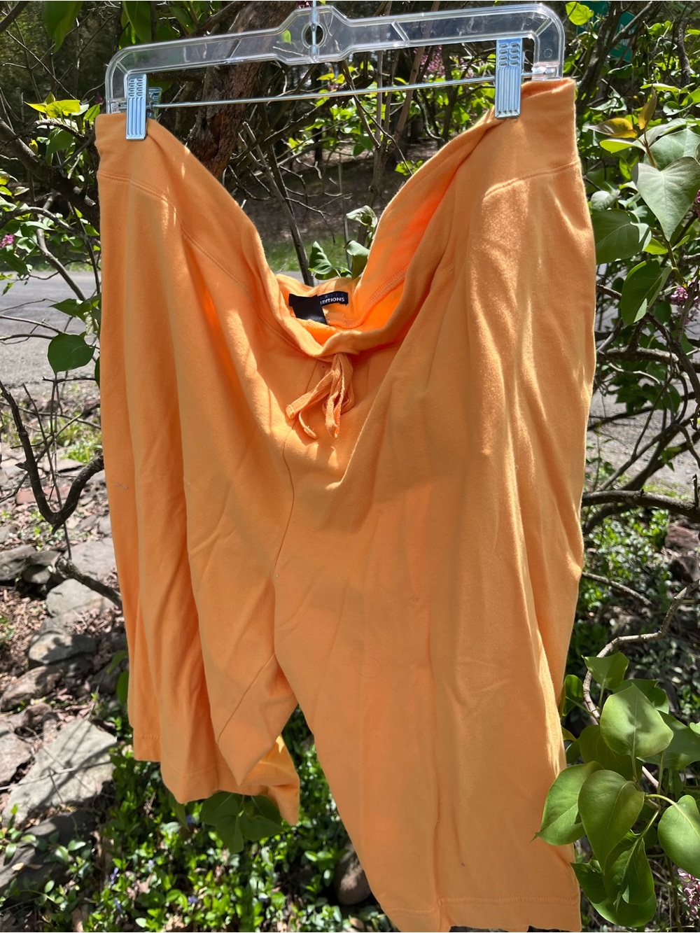 Basic Editions Bright Orange Pullover Hoodie